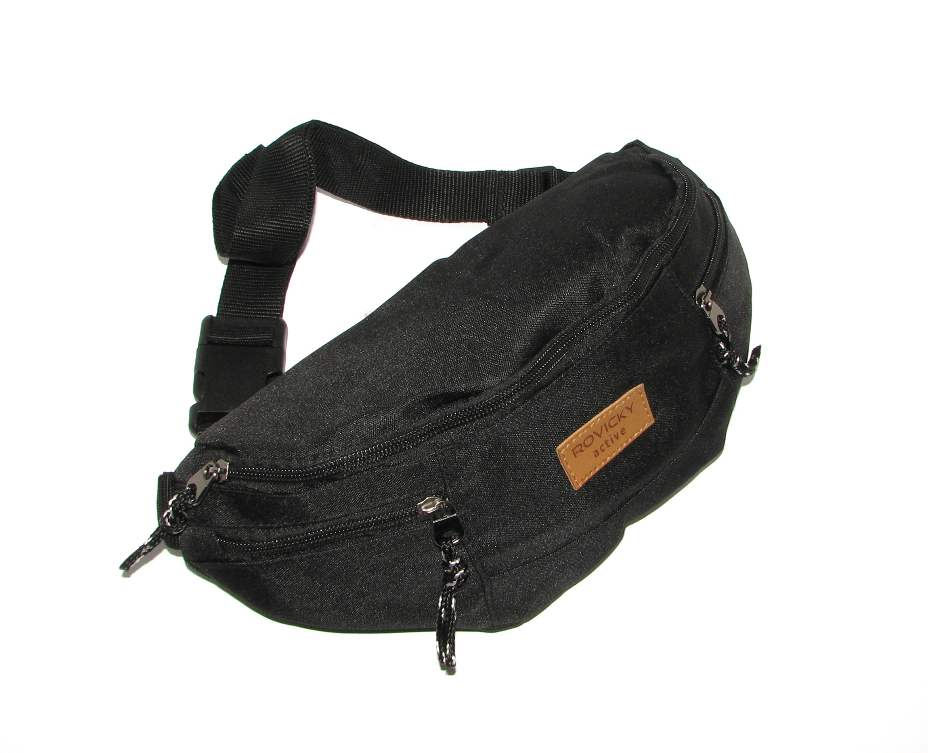 Сумка на пояс (бананка) Rovicky BAG-WB-01-3965 BLACK